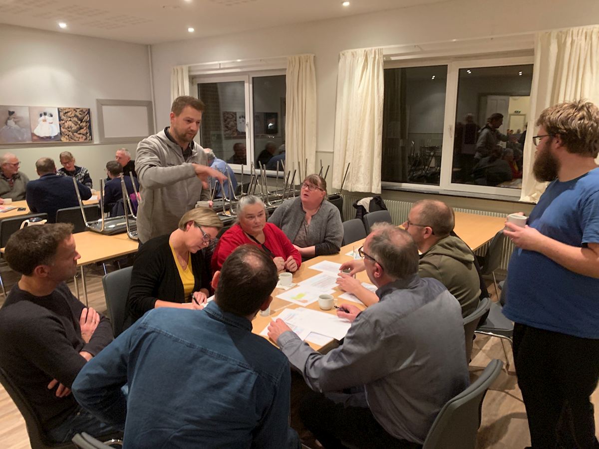 Foto fra borgermøde 22.11.2021